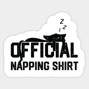 official napping shirt Sticker